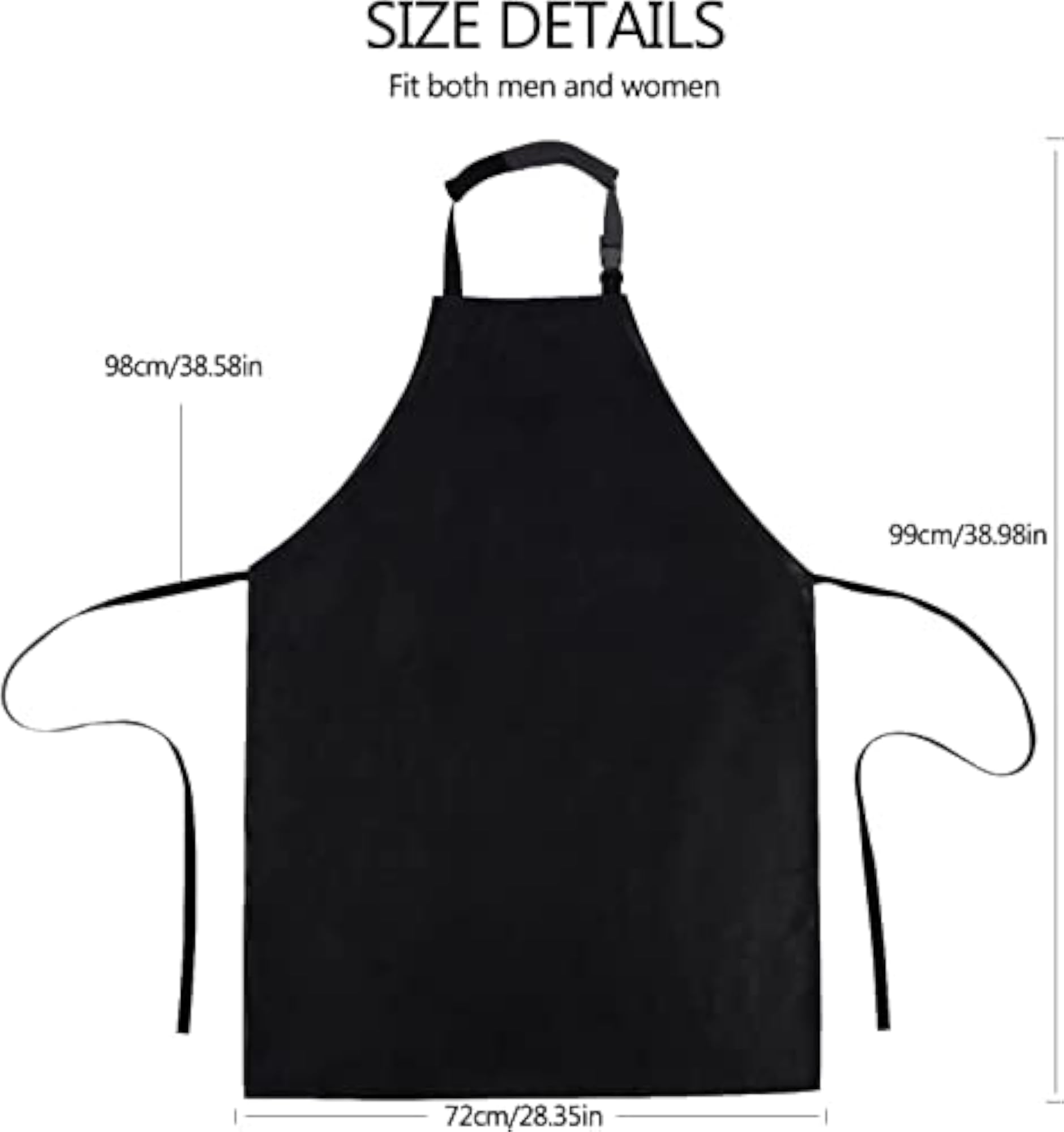 2 Pack PVC Waterproof & Dustproof Apron For Dishwashing