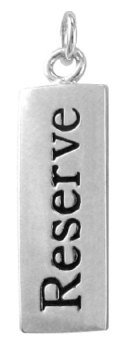 ServiceCharms Sterling Silver "Reserve" Charm