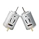 Unxuey 2 Stück 385 DC 6 V - 24 V Mikrostarke Magnet-Kohlebürste, DC Motor für DIY Spielzeug