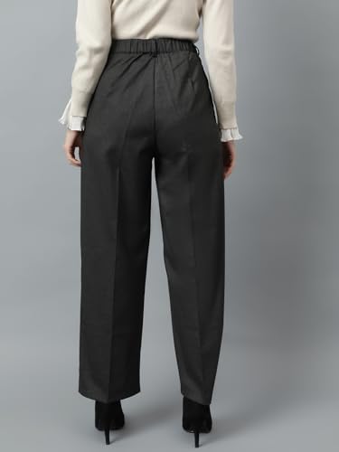Image of KOTTY Women's High Waist Pleated Wide Leg Trousers