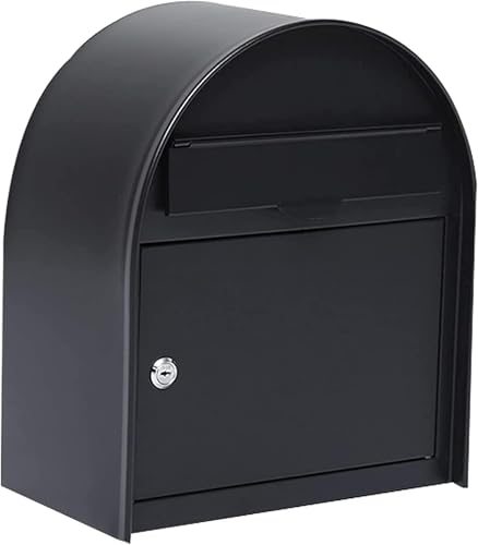 Caja de elevación for casa, buzón Moderno for Exteriores, Caja de Entrega de Paquetes, Resistente al Agua con Cerradura, Hierro galvanizado montado en la Pared