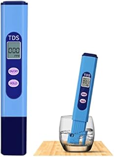 TDS Tester, Water Quality Meter LCD Pen with 0-9990 PPM Measurement Range Portable for The aquaculture Industry Hospitals, Swimming Pools, Household tap Water Quality Testing