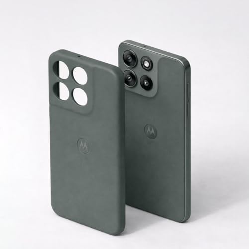 Image of Motorola Compatible with Motorola G67 Power Softmatte (TPEE) Back Cover Drop Tested Shock Proof Mobile Case for Men, Women, Boys and Girls with Camera Protection (Cilantro)
