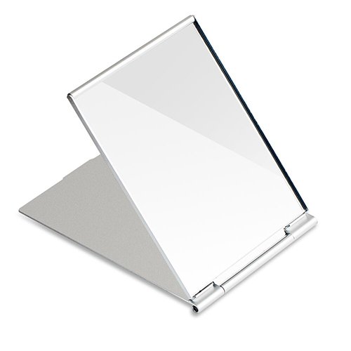G2Plus Portable Folding Vanity Mirror，Single Side Travel Shower Shaving Mirror, 4.5'' X 3.15'' X 0.1'' Small Folding Mirror For Travel, Bathroom, Makeup, Beauty, Grooming #TOP21