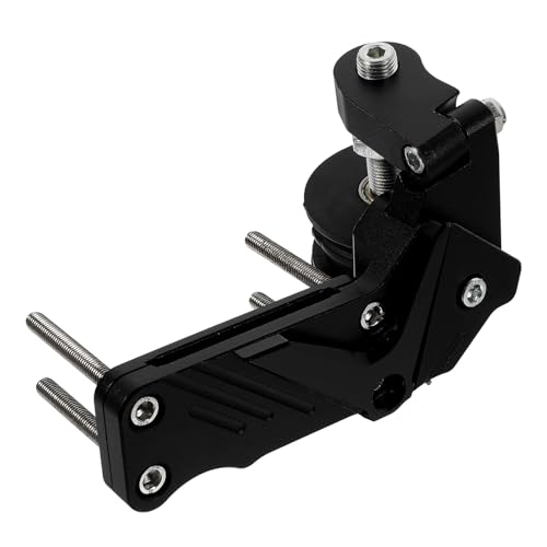 Tendeur de chaîne de moto stable en aluminium noir idéal pour vos balades sans soucis