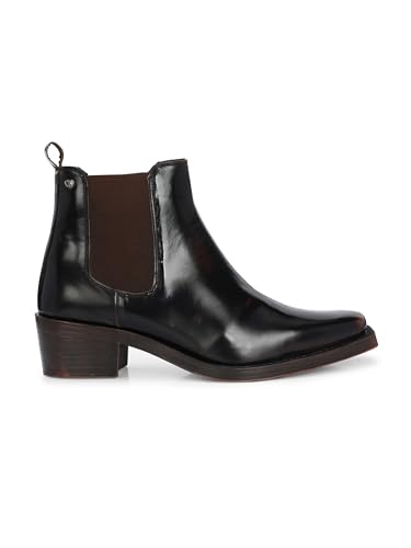 Image of Delize Men's Vegan Leather, Cuban Heeled, Cowboy Ankle Boots 65430