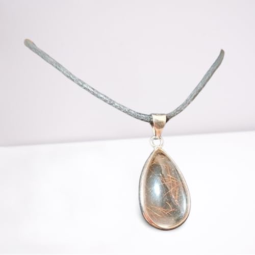 Pendentif en Quartz Rutile Or 2g