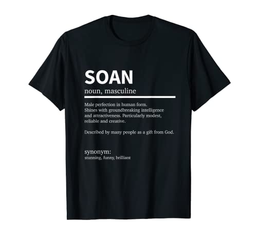 Photo de Définition Soan Name Dire Soan First Name Soan T-Shirt