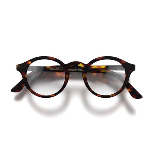 Image of LONDON MOLE Graduate blue light glasses | Round panto-style blue blockers | Anti-eyestrain | Unisex | Spring Hinges