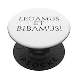 Photo Gallery frase in lingua latina - legamus et bibamus! popsockets popgrip intercambiabile Photo Gallery frase in lingua latina - legamus et bibamus! popsockets popgrip intercambiabile