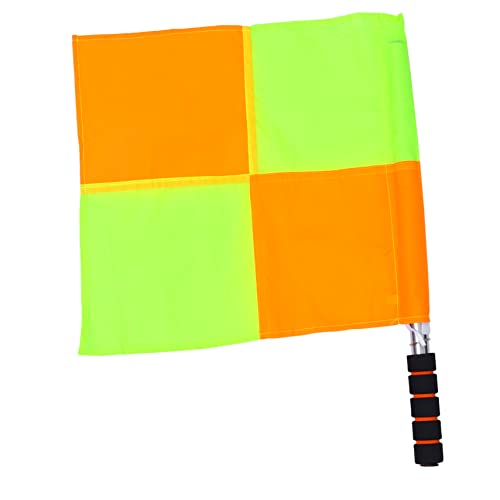 Happyyami Trial Flag Referee Signal Flags Durable Material Perfect for Outdoor Games