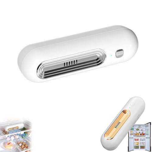 Désodorisant de Réfrigérateur USB Rechargeable – Éliminateur d'Odeurs pour Frigo, Voiture & Maison, 2 Modes, Plus Efficace que le Bicarbonate ou Charbon Actif