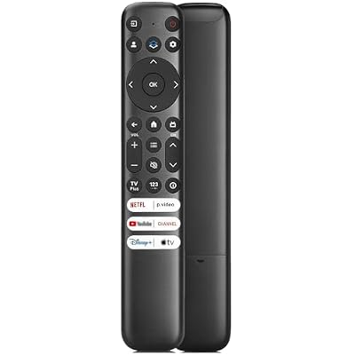 Replacement Remote for T-C-L Google TV Remote, RC813 Compatible with T-C-L QM8/QM7/S5/S4/S3/Q7/Q6/Q5 4K FHD HDR LED UHD QLED Smart TVs