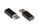 Produktbild Good Connections USB 2.0 Adapter - Stecker A an USB-C Buchse - vergoldete Kontakte - High-Speed, bis zu 480 Mbit/s Datenübertragungsrate - schwarz