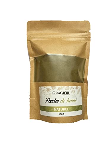 POUDRE DE HENNE, Maroc 100% Naturelle - sachet refermable - 100g Cover