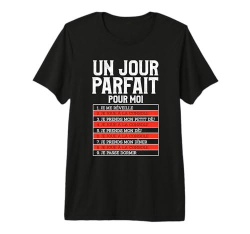 Homme Idée Cadeau Drôle De Jeu Vidéo pour Un Joueur T-Shirt Haut de Gamme