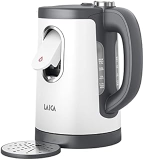LAICA Dual Flo Electric Kettle With One-Cup Fast Boil Dispense, 1.5 Litre Capacity