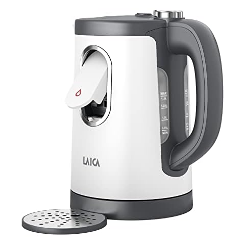 LAICA Dual Flo Electric Kettle With One-Cup Fast Boil Dispense, 1.5 Litre Capacity Cover