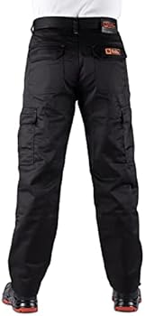 Black Hammer Pantalon De Travail Et De Combat Pour Hommes Pantalon Cargo Multi-poches Jogger Coutures Renforcées Homme D'affaire Entrepôt Survival Noir (32W / 31 Regular