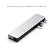Satechi USB C Hub Multiport Adapter Pro Hub Max, USB C Dongle with USB4, 4K HDMI, USB C Data, USB-A Data, Ethernet, Micro/SD SD Readers, Audio Jack, for MacBook M1 M2 M3 - Silver