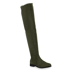 stiefelparadies Damen Stiefel Overknees Veloursleder-Optik Winterstiefel Langschaftstiefel Blockabsatz Schuhe 128320 Dunkelgrün Grün 39 Flandell stiefelparadies Damen Stiefel Overknees Veloursleder-Optik Winterstiefel Langschaftstiefel Blockabsatz Schuhe 128320 Dunkelgrün Grün 39 Flandell