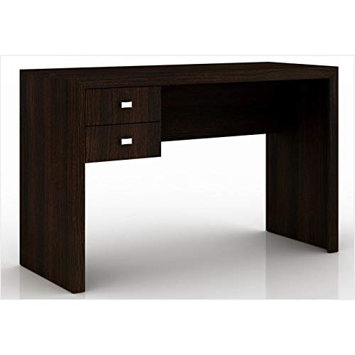 Mesa 02 Gavetas ME4123 com Armário 02 Portas ME4110 Tabaco - Tecno Mobili