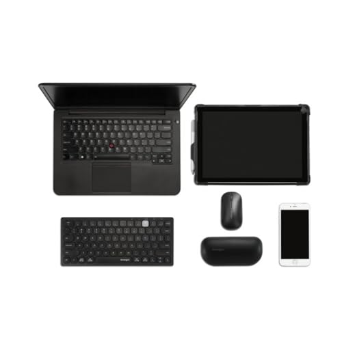 Kensington Wireless Keyboard Device Wireless Dual Compact Keyboard Connects via Bluetooth or USB 3.0 Mini Keyboard QWERTY - vue 6