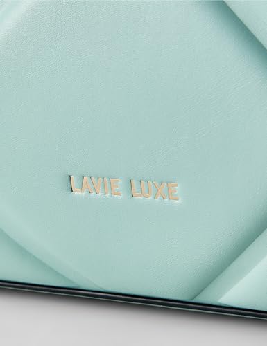 Image of Lavie Luxe Women's Quare25 Medium Debossed Satchel Handbag for Women | Satchel Bag for Work | Ladies purse | Stylish Shoulder Bag | Gift for Women