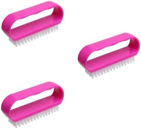 Kit 3 Escova Limpa Unhas Manicure e Pedicure – Escovinha de Unhas...