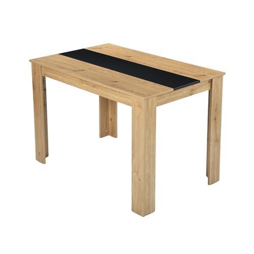 GOKHOMX Mesa de comedor rectangular 110