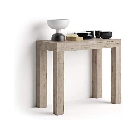 MOBILI FIVER Mesa Consola Extensible, Modelo First, Encina Cover