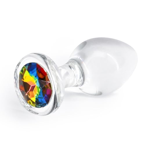 NS Novelties Crystal Desires Gem Analplug Clear M