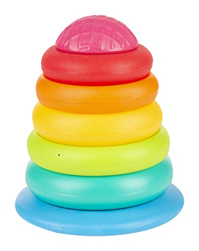 Funskool Giggles - Stack A Ring , Multicolour stacking toy with 5 Colourful rings , Helps to Grasp,Shake and Stack , 12 months & above , Infant and Preschool Toys (B011IFUJ8I) Amazon Price History, Amazon Price Tracker