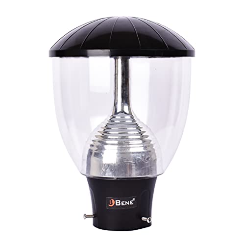 Image of BENE Garden Light Bruma 22 Cm Fitted with White LED (20w, Clear, Black, Pack of 1 Pc)