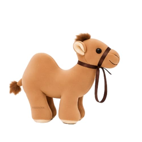 Image of Camel Soft Toy for Girls Boys Kids, Brown, Animal Stuffed Baby Teddy Gift Birthday, 23 cm