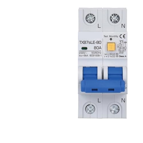 Interruptor diferencial tipo A 2P 32A 220V con protección magnetotérmica contra fugas y sobrecarga 2