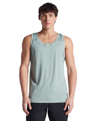 Image of Jockey MV57 Men Lightweight Microfiber Solid Active Wear Tank Top with Breathable Mesh
