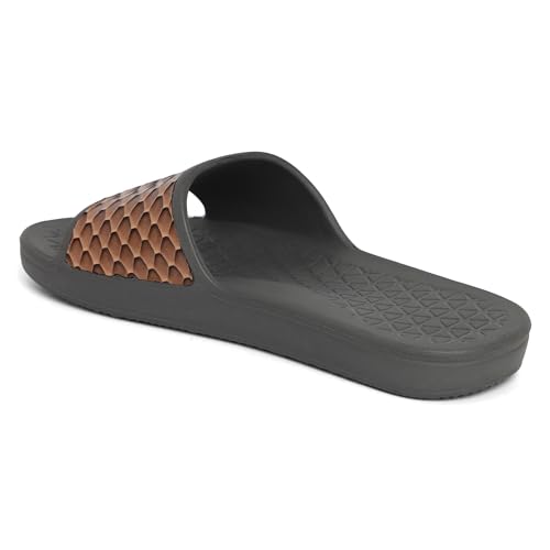 Image of GOLDSTAR DANA-02 Grey Comfortable EVA Waterproof Slippers Flip Flops Chappals Cushioned Sliders Daily Use Slipper Slip-On Slipper /Sliders For Women