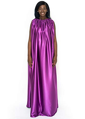 V Steam Gown, Bath Robe, Full Body Covering, Soft and Sleek Fabric, eco-Friendly for spa, sauna, hair salon and more