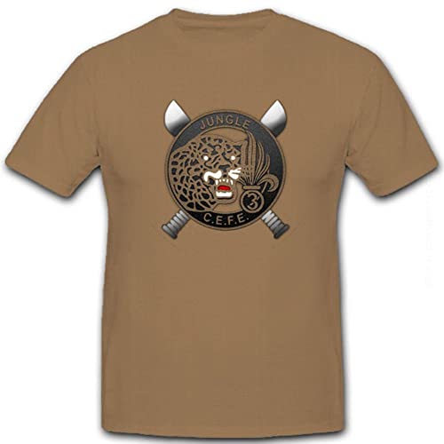 T-shirt Jungle CEFE - Legion étrangère - Legion de France - Soldats Guerre - #8301, sable, XL Cover