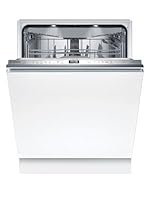 Bosch SMV6ZCX16E, Serie 6, vollintegrierter Geschirrspüler mit Besteckschublade, 60 cm, Intelligent Programm, Max Flex Körbe, Vario Schublade, Rackmatik, Home Connect