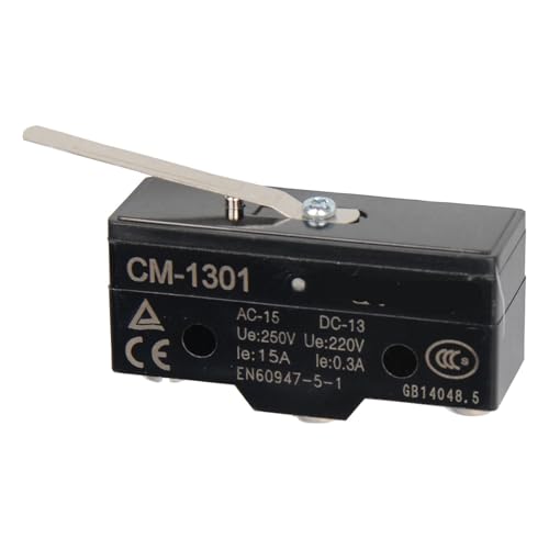 Interrupteur de fin de course miniature 10A CM-1301 à coupure précise 250V