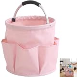 Mujiluxe Faltbarer Putzmittel Organizer mit Griff Taschen Reinigungs Caddy aus Oxford Gewebe, 17L...
