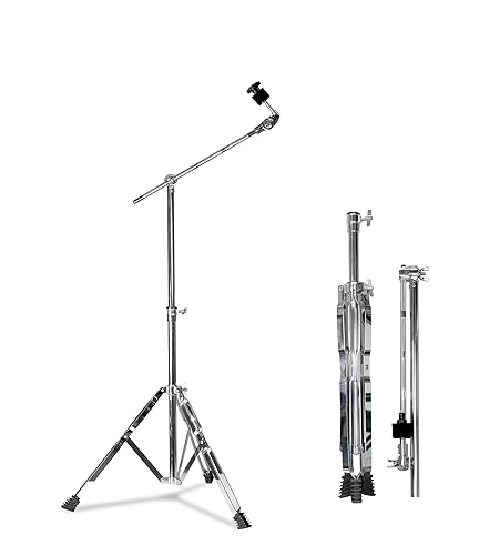 Softline Pro SP-CS-L Double-Braced Cymbal Boom Stand Height Adjustment Medium Weight Boom Stand Sturdy Double-Braced Convertible Cymbal Stands (SP-CS-L)