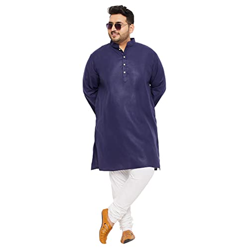 Image of Bigbanana Plus Size Men Regular Fit Kurta