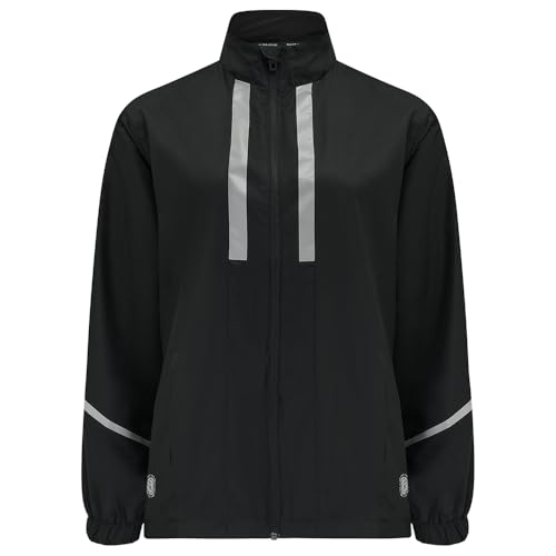 Time To Run Correr Chaqueta para Mujer Ligera Respirable y Resistente al Viento - Ideal Para Jogging Hacer Ejercicio y Ciclismo M Jet