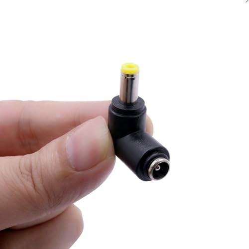 Adaptador Conector DC Power Ángulo 90° 5.5x2.5 a 5.5x2.1 mm miniatura 7