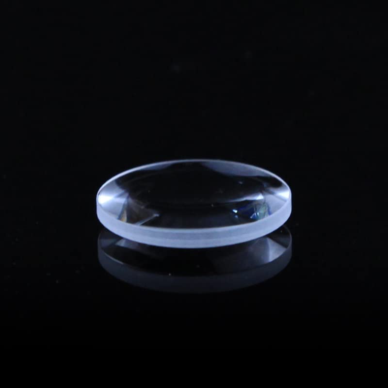 YONGERNCoated 400~700nm Center Thickness 2.36mm Optical Glass Laser Collimation Focusing Aspheric Lens Diameter 6mm, Focal Length 12mm (Diameter : D6mm F12mm)
