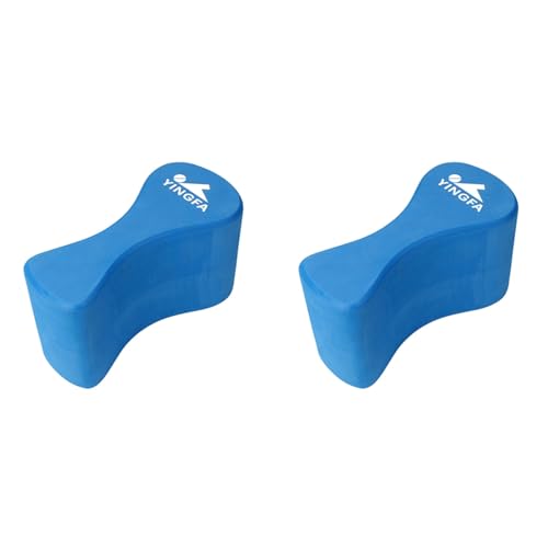 Baglaum 2X Pull Buoy Swim Training Leg Float for Adults & Youth Swimming Pool Strokes & Upper Body Strength EVA & Free,Blue