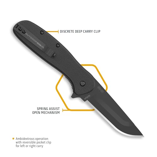 Outdoor Edge OEVX230B Razor Vx2 | Replaceable Blade Assisted Edc Flipper Folding Pocket Knife thumb #2